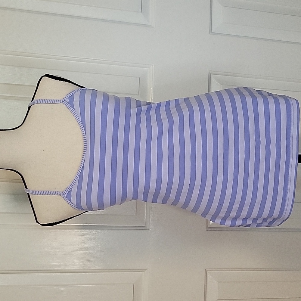Lululemon Power Y Tank Apex Stripe Lavender Dusk 8